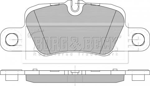 Borg & Beck BBP2427 - Гальмівні колодки, дискові гальма autozip.com.ua