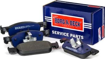 Borg & Beck BBP2591 - Гальмівні колодки, дискові гальма autozip.com.ua