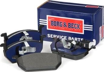 Borg & Beck BBP2511 - Гальмівні колодки, дискові гальма autozip.com.ua