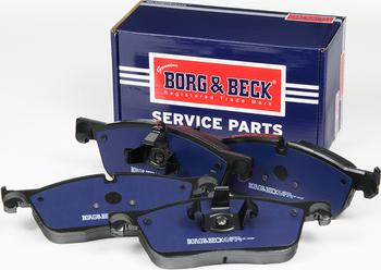 Borg & Beck BBP2518 - Гальмівні колодки, дискові гальма autozip.com.ua