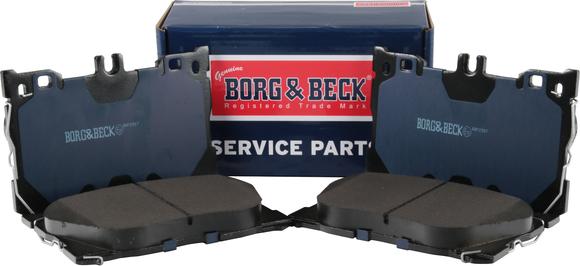 Borg & Beck BBP2587 - Гальмівні колодки, дискові гальма autozip.com.ua