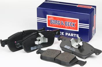 Borg & Beck BBP2572 - Гальмівні колодки, дискові гальма autozip.com.ua