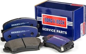 Borg & Beck BBP2690 - Гальмівні колодки, дискові гальма autozip.com.ua