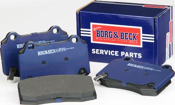 Borg & Beck BBP2649 - Гальмівні колодки, дискові гальма autozip.com.ua