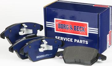 Borg & Beck BBP2610 - Гальмівні колодки, дискові гальма autozip.com.ua