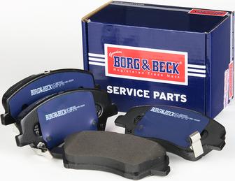 Borg & Beck BBP2681 - Гальмівні колодки, дискові гальма autozip.com.ua