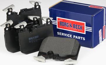 Borg & Beck BBP2626 - Гальмівні колодки, дискові гальма autozip.com.ua