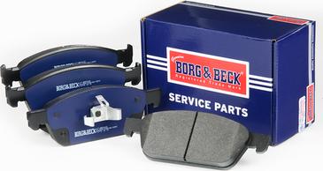 Borg & Beck BBP2628 - Гальмівні колодки, дискові гальма autozip.com.ua