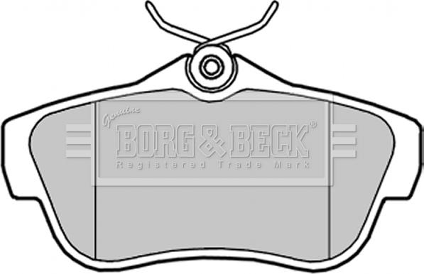 Borg & Beck BBP2043 - Гальмівні колодки, дискові гальма autozip.com.ua