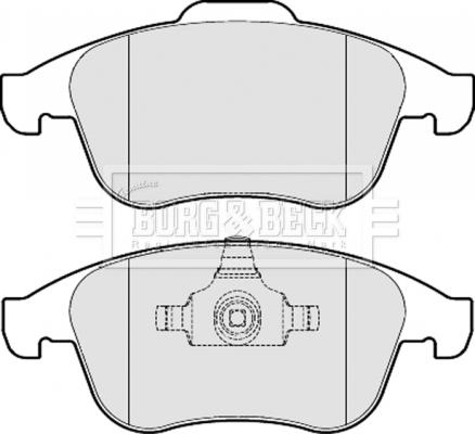 Borg & Beck BBP2059 - Гальмівні колодки, дискові гальма autozip.com.ua