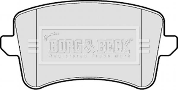 Borg & Beck BBP2055 - Гальмівні колодки, дискові гальма autozip.com.ua