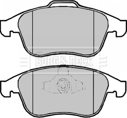 Borg & Beck BBP2064 - Гальмівні колодки, дискові гальма autozip.com.ua