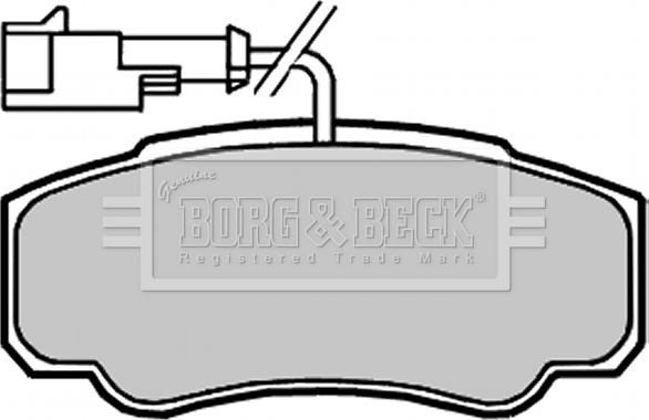 Borg & Beck BBP2068 - Гальмівні колодки, дискові гальма autozip.com.ua