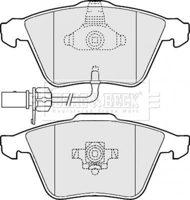 Borg & Beck BBP2013 - Гальмівні колодки, дискові гальма autozip.com.ua