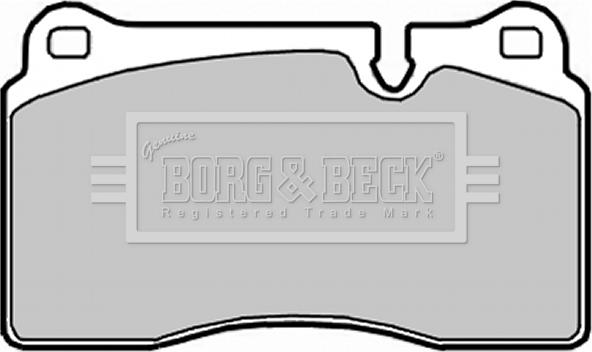 Borg & Beck BBP2017 - Гальмівні колодки, дискові гальма autozip.com.ua