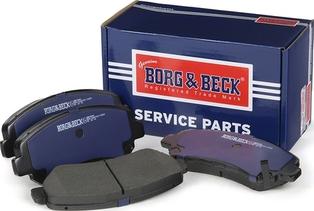 Borg & Beck BBP2084 - Гальмівні колодки, дискові гальма autozip.com.ua