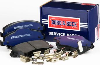 Borg & Beck BBP2083 - Гальмівні колодки, дискові гальма autozip.com.ua