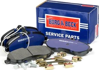 Borg & Beck BBP2030 - Гальмівні колодки, дискові гальма autozip.com.ua