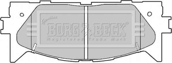 Borg & Beck BBP2026 - Гальмівні колодки, дискові гальма autozip.com.ua