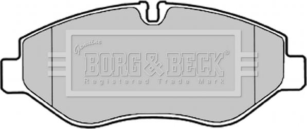 Borg & Beck BBP2021 - Гальмівні колодки, дискові гальма autozip.com.ua