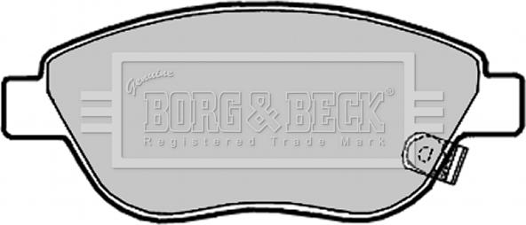 Borg & Beck BBP2028 - Гальмівні колодки, дискові гальма autozip.com.ua