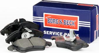 Borg & Beck BBP2071 - Гальмівні колодки, дискові гальма autozip.com.ua