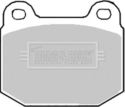 Borg & Beck BBP2194 - Гальмівні колодки, дискові гальма autozip.com.ua