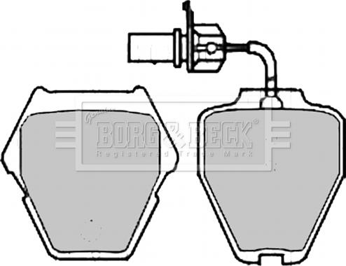 Starline BD S810P - Гальмівні колодки, дискові гальма autozip.com.ua