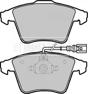 Borg & Beck BBP2144 - Гальмівні колодки, дискові гальма autozip.com.ua