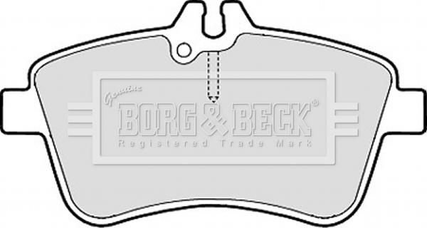 Borg & Beck BBP2145 - Гальмівні колодки, дискові гальма autozip.com.ua