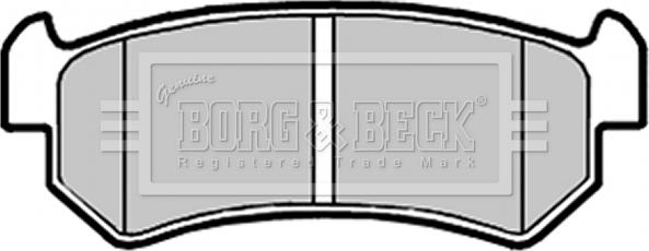 Borg & Beck BBP2146 - Гальмівні колодки, дискові гальма autozip.com.ua