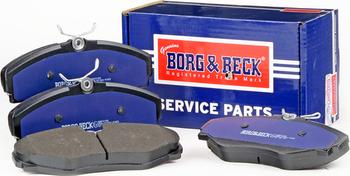 Borg & Beck BBP2150 - Гальмівні колодки, дискові гальма autozip.com.ua