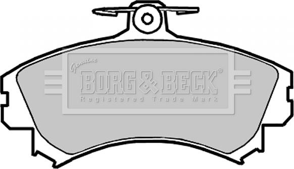 Borg & Beck BBP2151 - Гальмівні колодки, дискові гальма autozip.com.ua