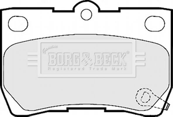 Borg & Beck BBP2157 - Гальмівні колодки, дискові гальма autozip.com.ua