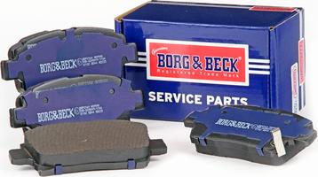 Borg & Beck BBP2164 - Гальмівні колодки, дискові гальма autozip.com.ua