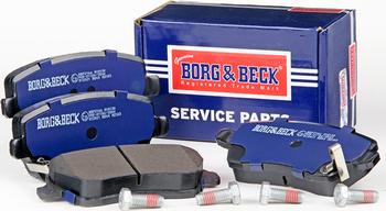 Borg & Beck BBP2166 - Гальмівні колодки, дискові гальма autozip.com.ua