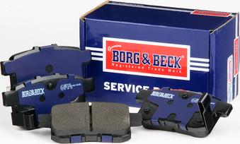 Borg & Beck BBP2103 - Гальмівні колодки, дискові гальма autozip.com.ua