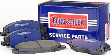 Borg & Beck BBP2113 - Гальмівні колодки, дискові гальма autozip.com.ua