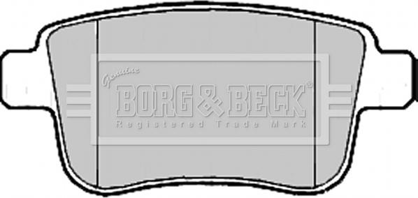 Borg & Beck BBP2185 - Гальмівні колодки, дискові гальма autozip.com.ua
