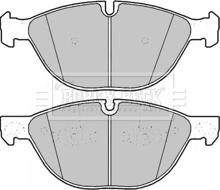 Borg & Beck BBP2187 - Гальмівні колодки, дискові гальма autozip.com.ua