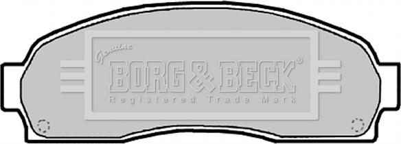 Borg & Beck BBP2134 - Гальмівні колодки, дискові гальма autozip.com.ua