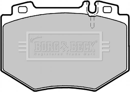 Borg & Beck BBP2137 - Гальмівні колодки, дискові гальма autozip.com.ua