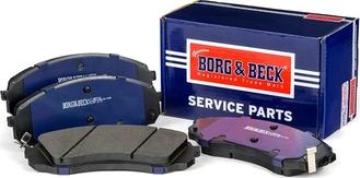 Borg & Beck BBP2126 - Гальмівні колодки, дискові гальма autozip.com.ua