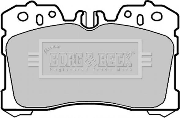 Borg & Beck BBP2127 - Гальмівні колодки, дискові гальма autozip.com.ua