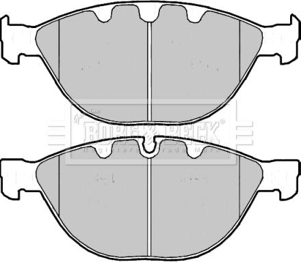 Borg & Beck BBP2178 - Гальмівні колодки, дискові гальма autozip.com.ua