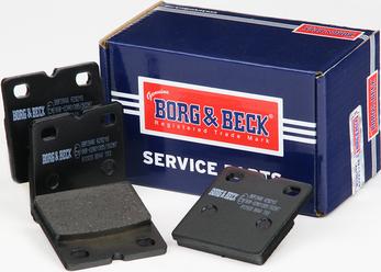 Borg & Beck BBP2846 - Гальмівні колодки, стояночні дискові гальма autozip.com.ua