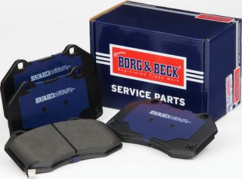 Borg & Beck BBP2841 - Гальмівні колодки, дискові гальма autozip.com.ua