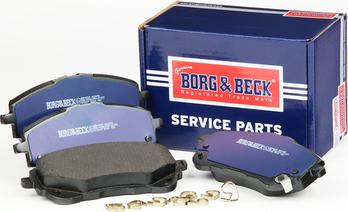 Borg & Beck BBP2859 - Гальмівні колодки, дискові гальма autozip.com.ua