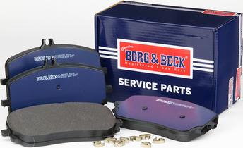 Borg & Beck BBP2855 - Гальмівні колодки, дискові гальма autozip.com.ua