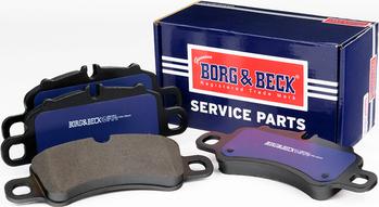 Borg & Beck BBP2803 - Гальмівні колодки, дискові гальма autozip.com.ua